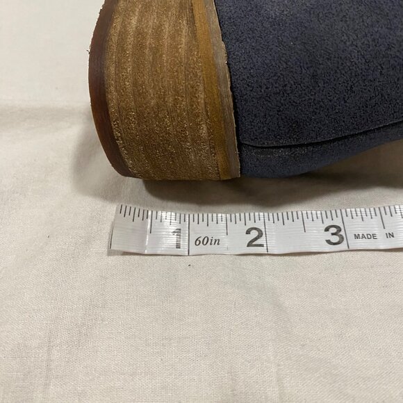 Mi.im Bethany Blue Gray Leather Ankle Booties‎ NWOB Size 7 - Picture 9 of 9